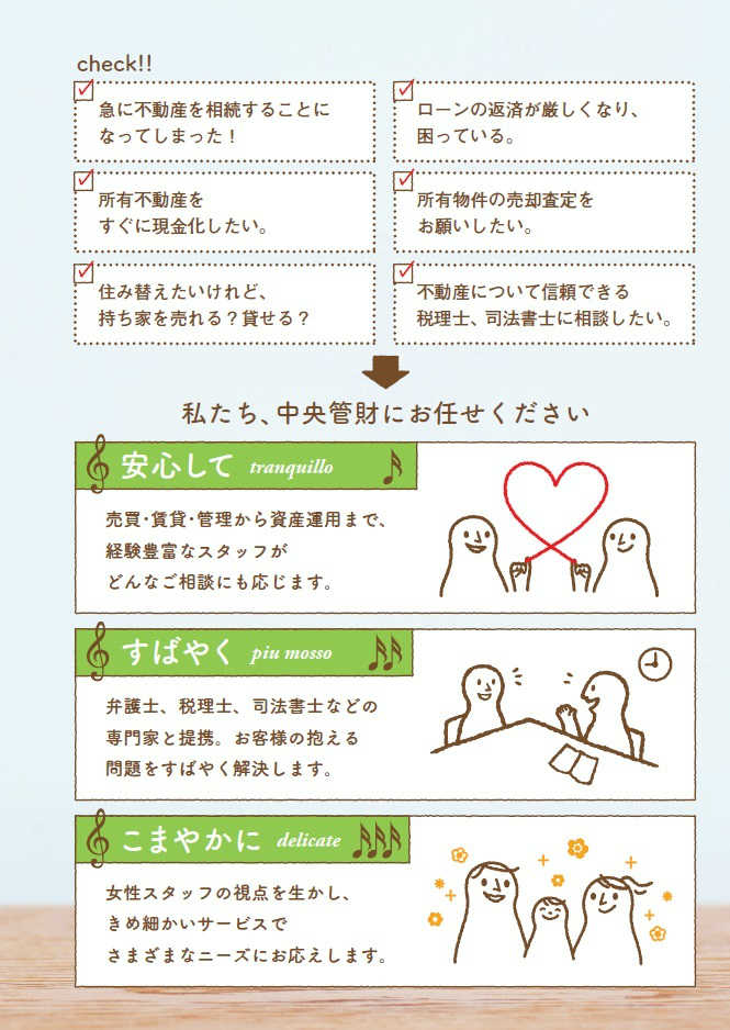 リーフレット特徴